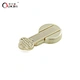 Brushed Brass Ring Pulls